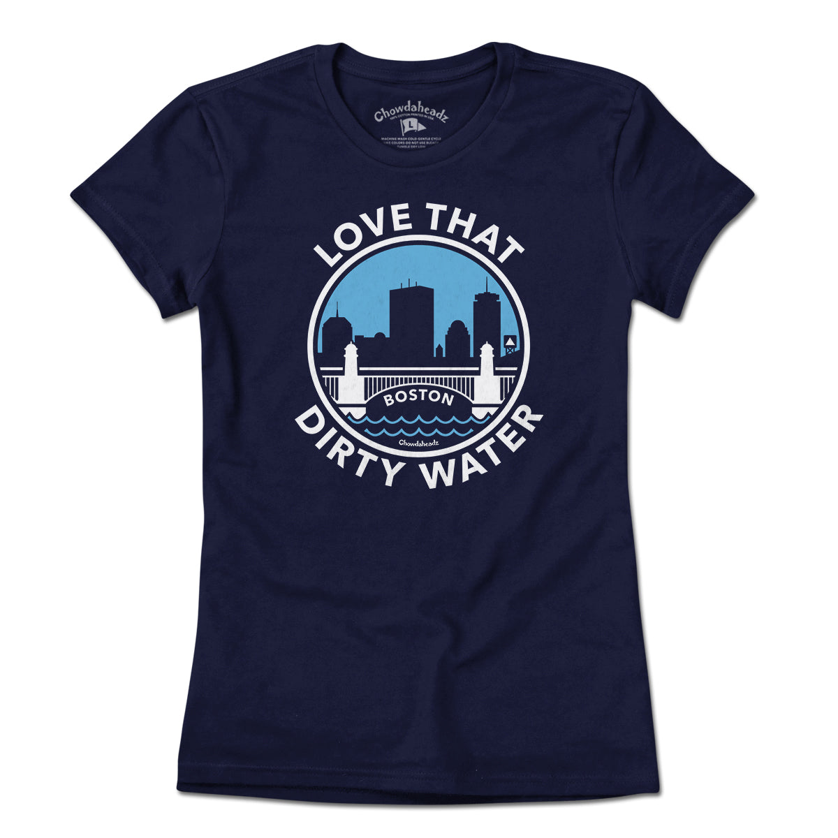 Love That Dirty Water Skyline Seal T-Shirt - Chowdaheadz