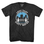 Love That Dirty Water Skyline Seal T-Shirt - Chowdaheadz