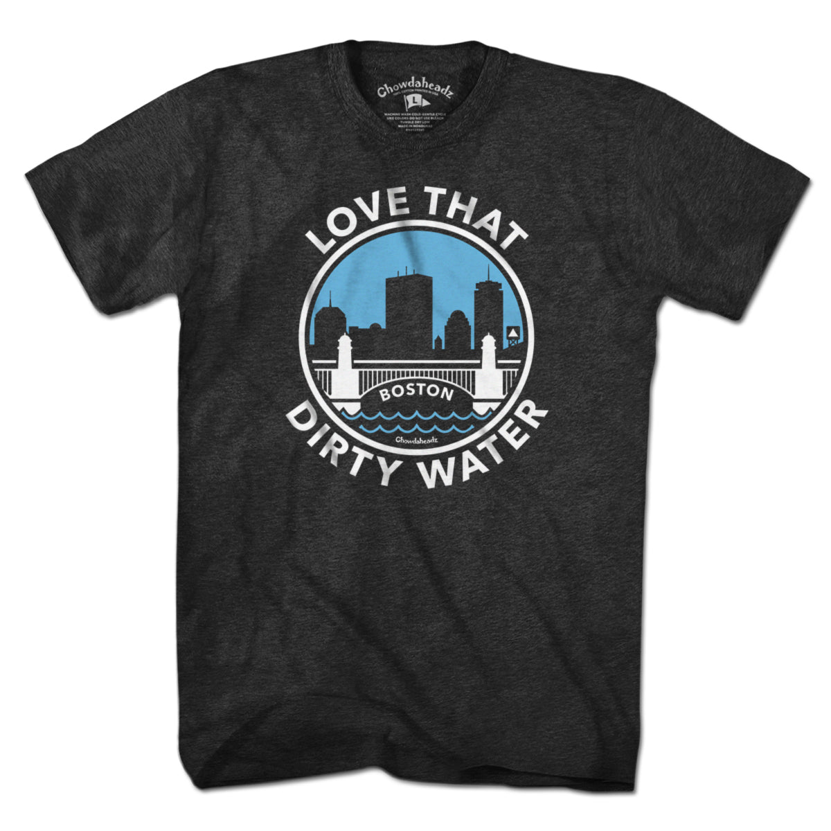Love That Dirty Water Skyline Seal T-Shirt - Chowdaheadz