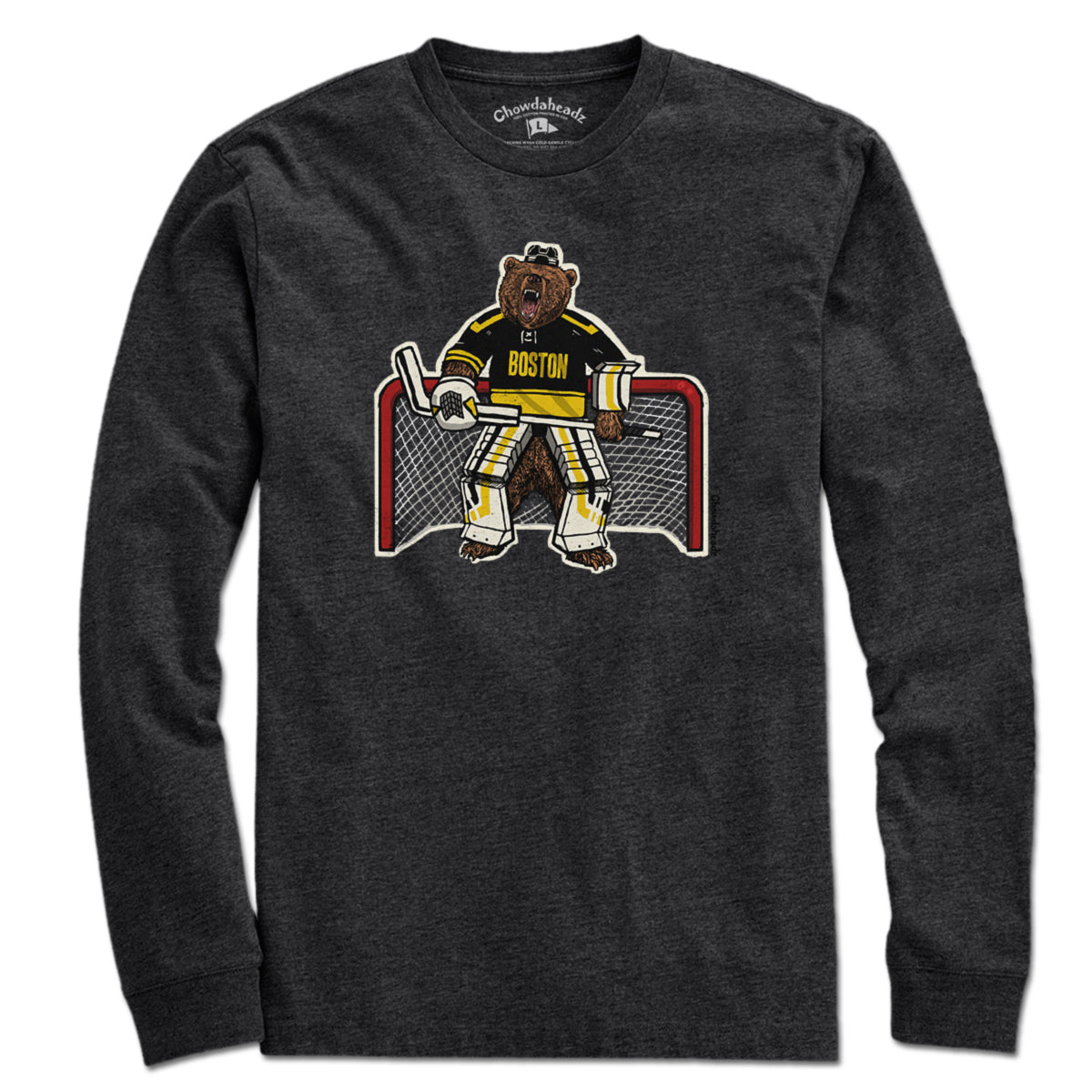 Goalie Bear T-Shirt - Chowdaheadz