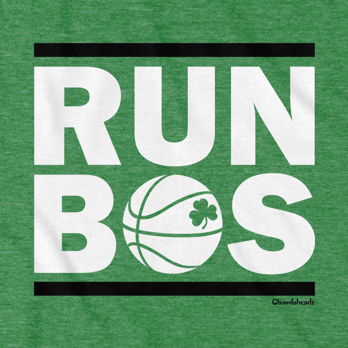 RUN BOS Basketball T-Shirt - Chowdaheadz