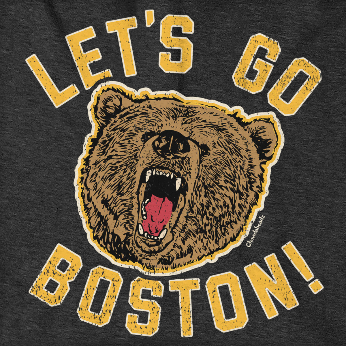 Let's Go Boston Bear Hoodie - Chowdaheadz
