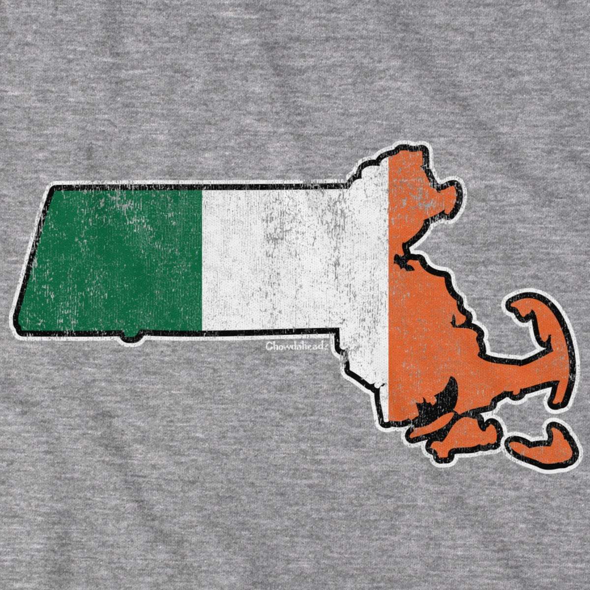 Irish Massachusetts T-shirt - Chowdaheadz