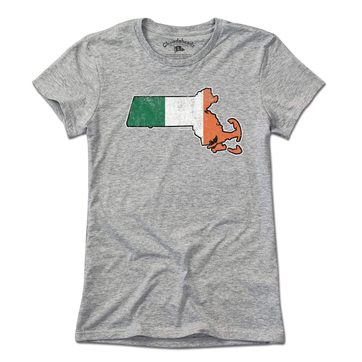 Irish Massachusetts T-shirt - Chowdaheadz