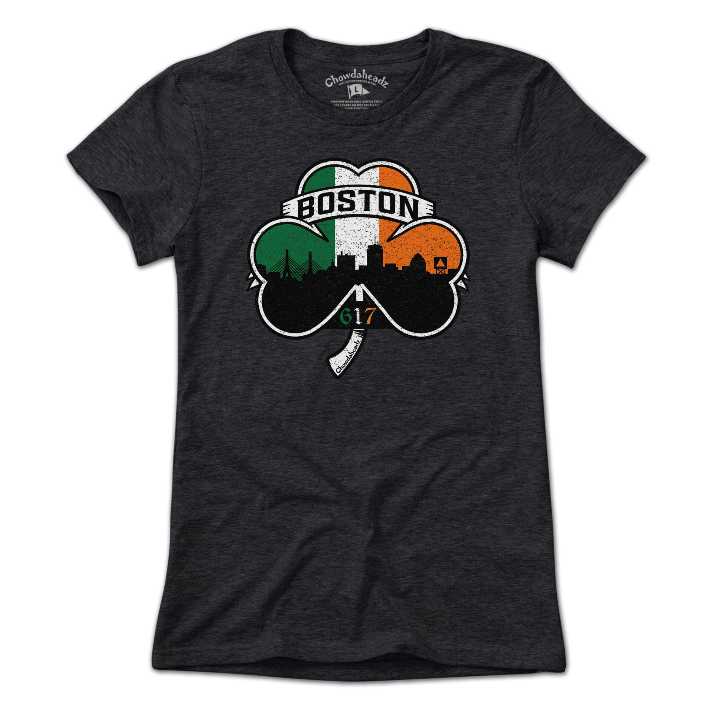 Shamrock Coat Of Arms T-Shirt - Chowdaheadz