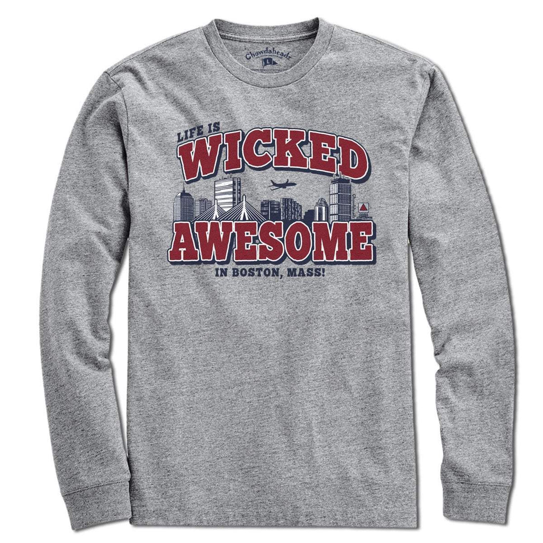 Wicked Awesome Boston Skyline T-Shirt – Chowdaheadz