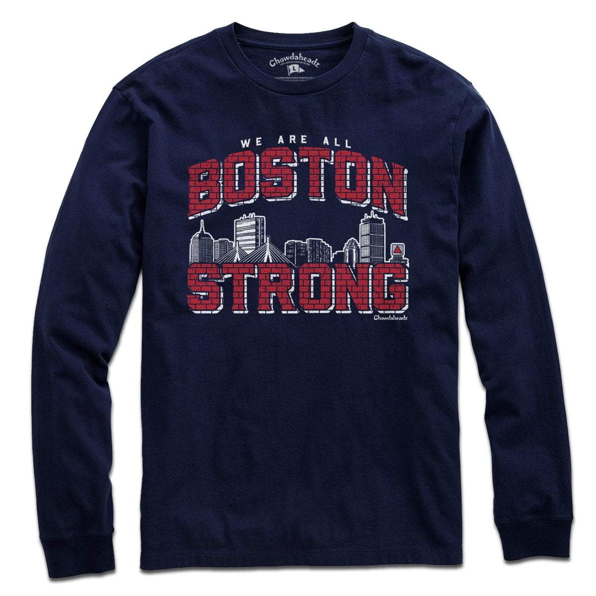 Boston Strong t-shirt in alternate colorway — Marathon Monday Boston gift