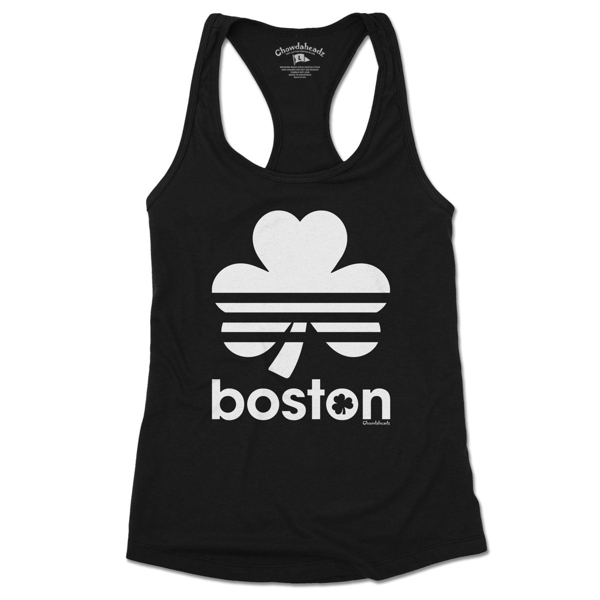 Boston Shamrock Retro Women's Tank Top - Chowdaheadz