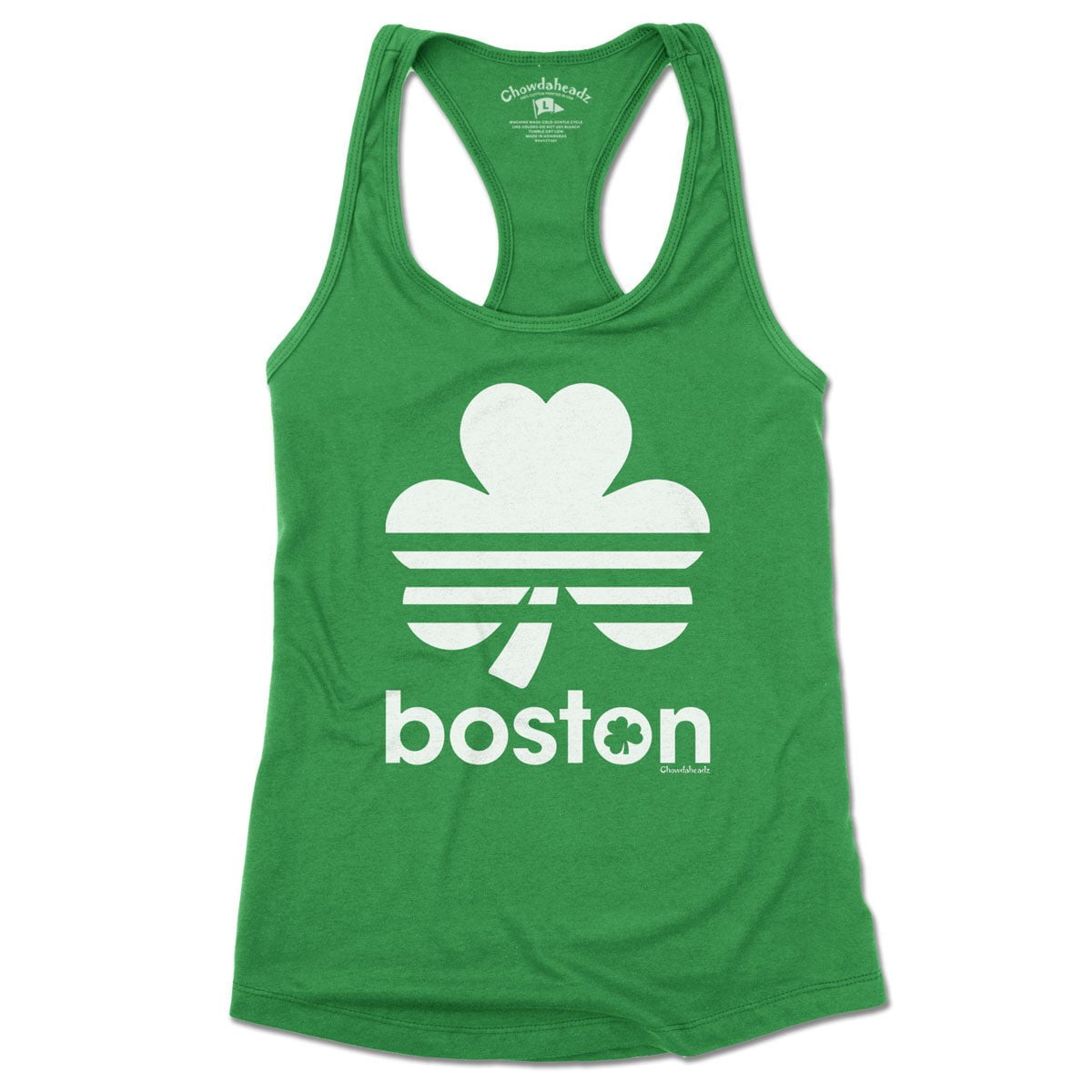 Boston Shamrock Retro Women's Tank Top - Chowdaheadz
