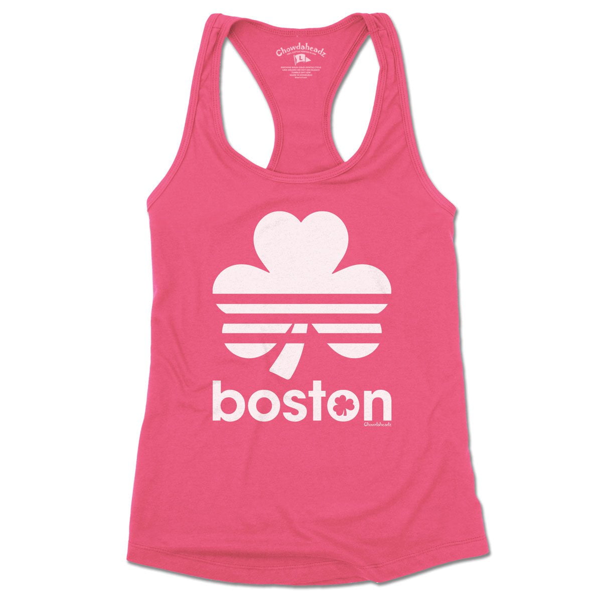 Boston Shamrock Retro Women's Tank Top - Chowdaheadz