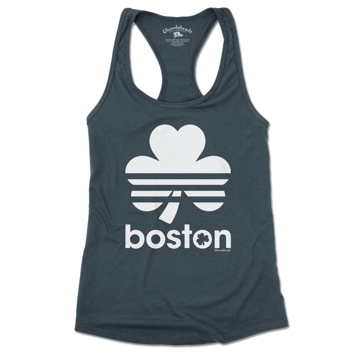 Boston Shamrock Retro Women's Tank Top - Chowdaheadz