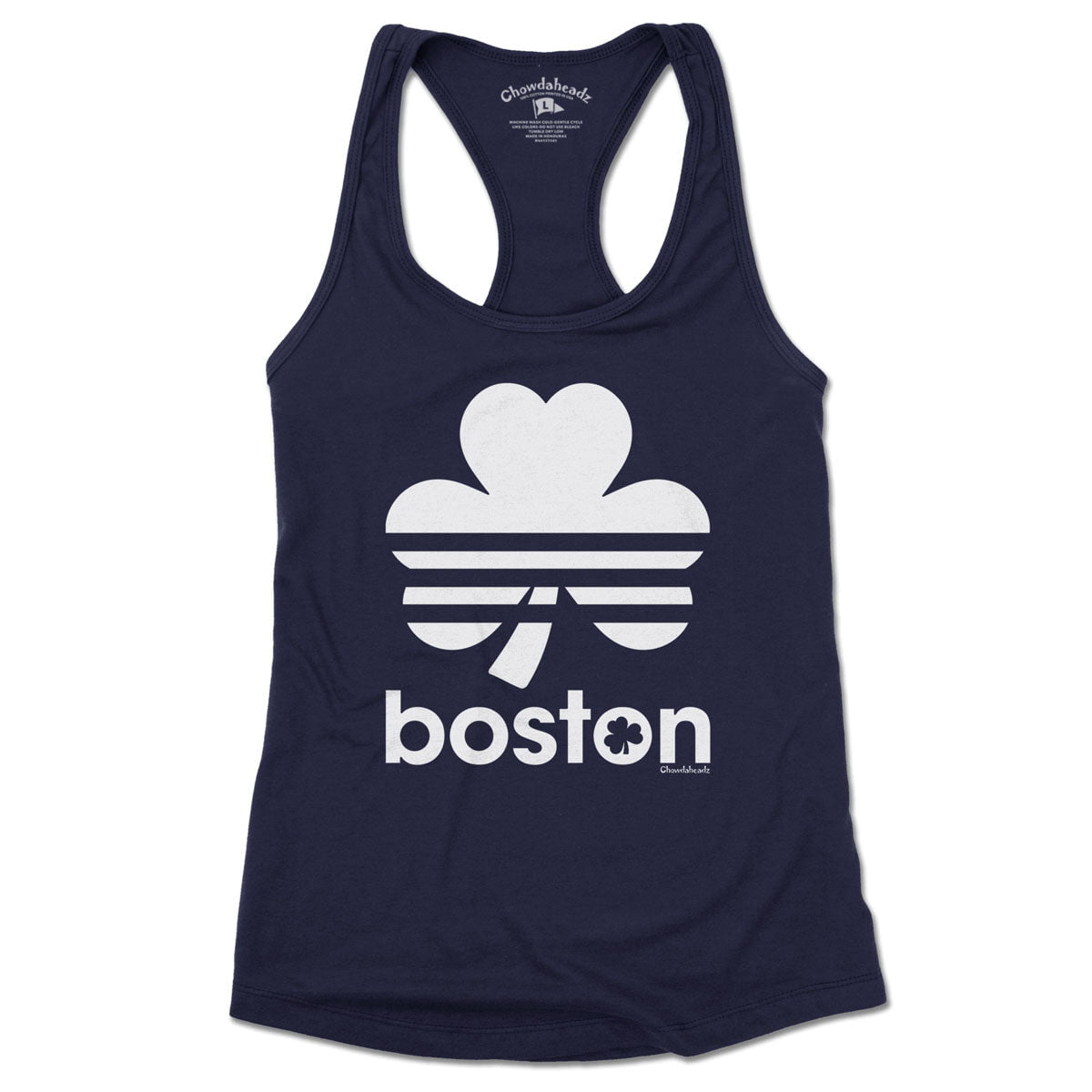 Boston Shamrock Retro Women's Tank Top - Chowdaheadz