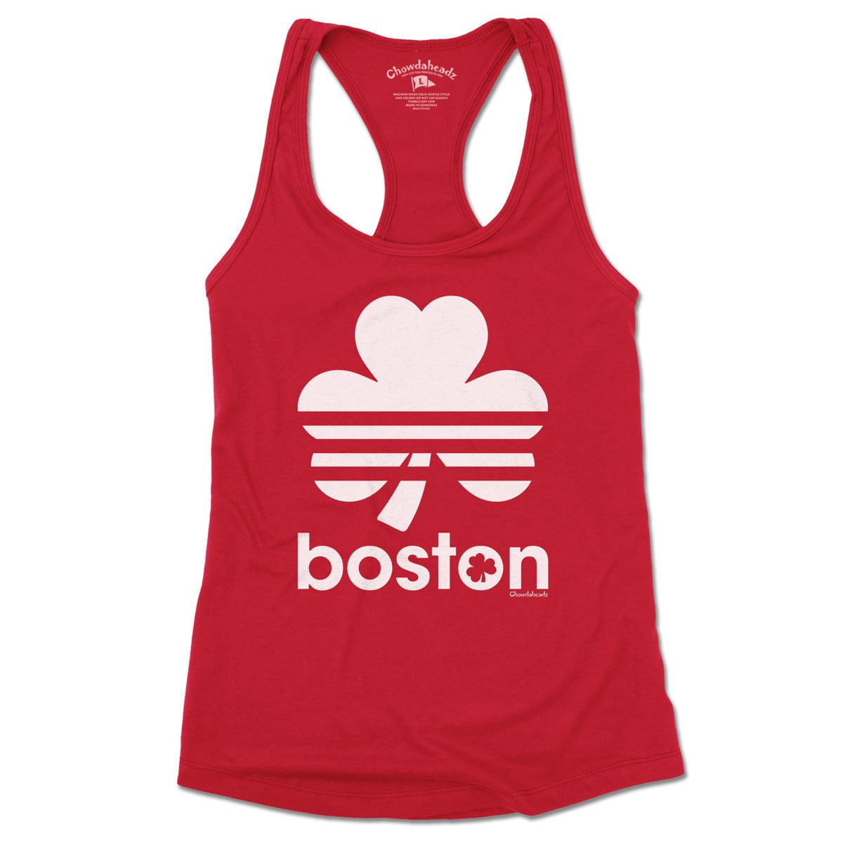 Boston Shamrock Retro Women's Tank Top - Chowdaheadz