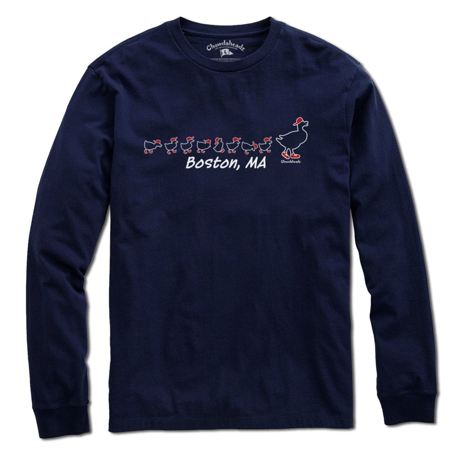Boston Ducks On The Common T-Shirt - Chowdaheadz
