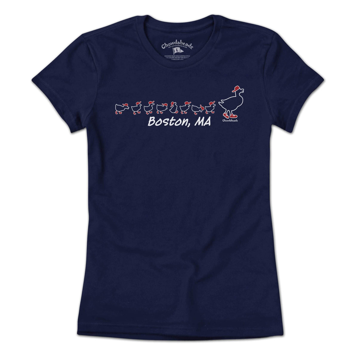 Boston Ducks On The Common T-Shirt - Chowdaheadz