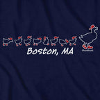 Boston Ducks On The Common T-Shirt - Chowdaheadz