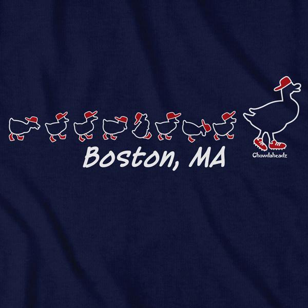 Boston Ducks On The Common T-Shirt - Chowdaheadz