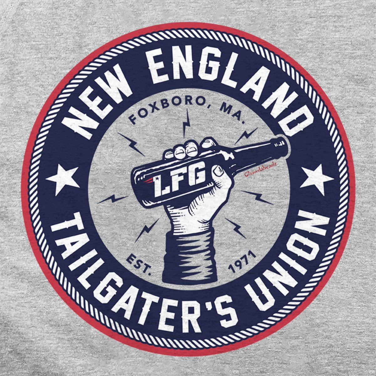 New England Tailgater's Union Hoodie - Chowdaheadz