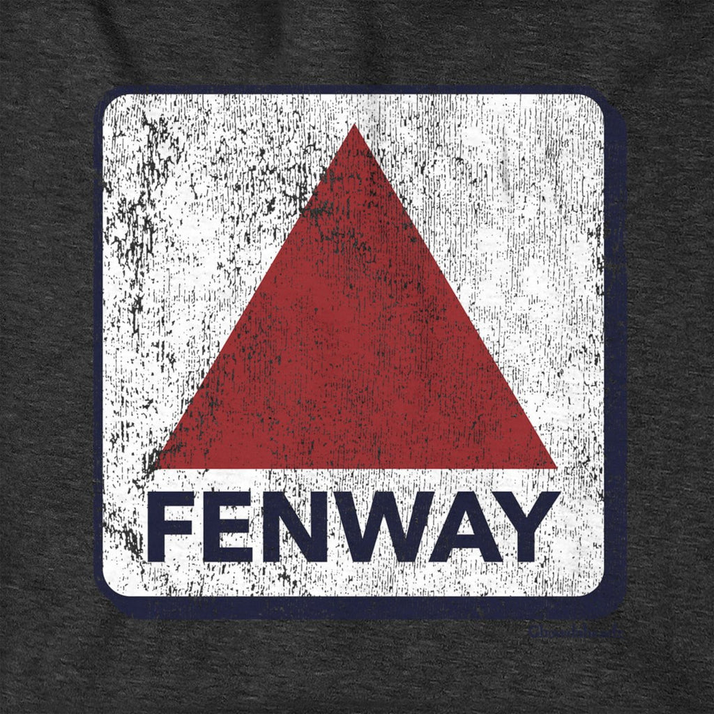 Fenway Sign Hoodie — graphic detail in Charcoal