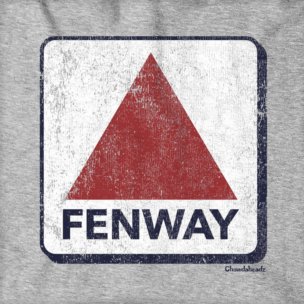 Fenway Sign Hoodie — graphic detail in Gray