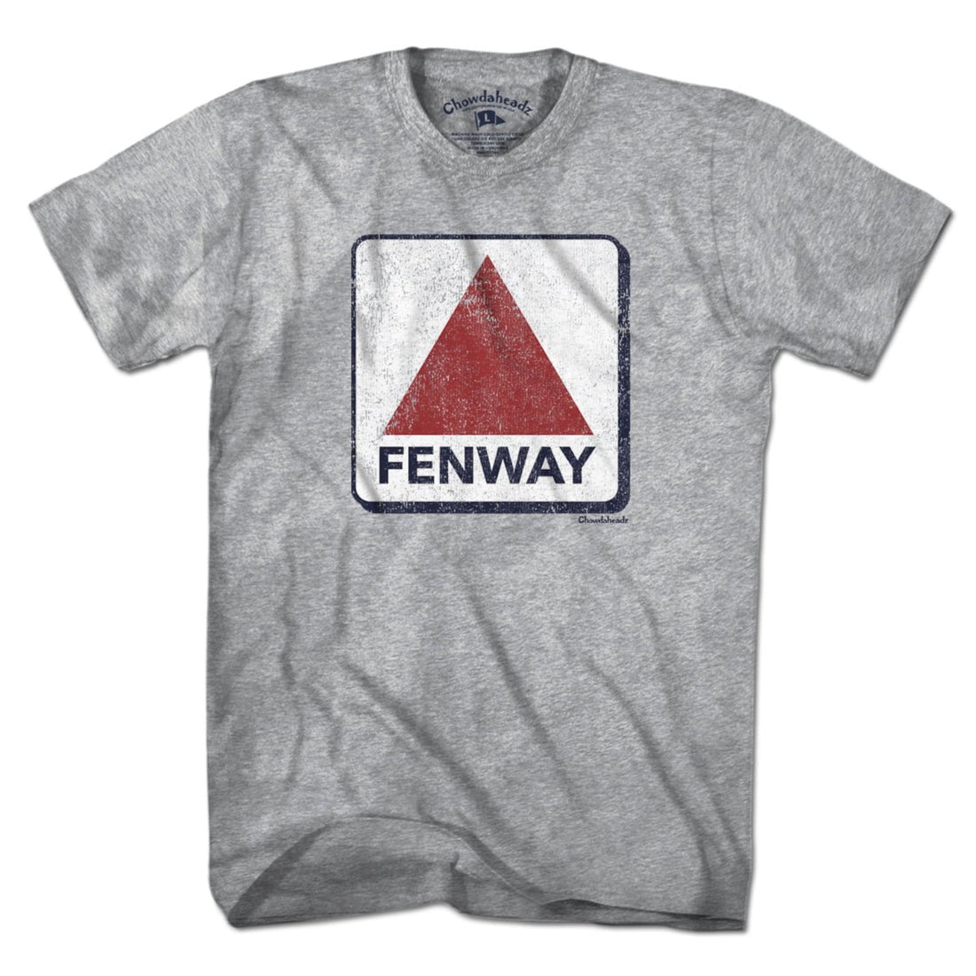Chowdaheadz-T-Shirts Boston Fenway Sign T-Shirt T-Shirt / Gray / S
