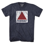 Fenway Sign T-shirt — men's tee flat lay in Heather Blue