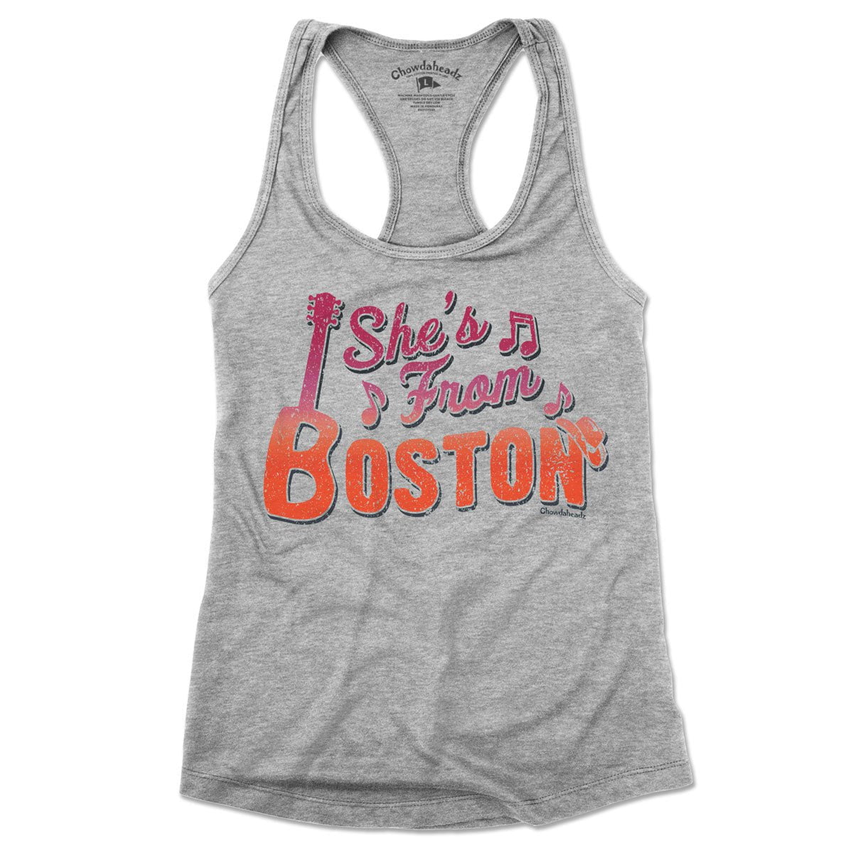 She's From Boston Women's Tank Top - Chowdaheadz