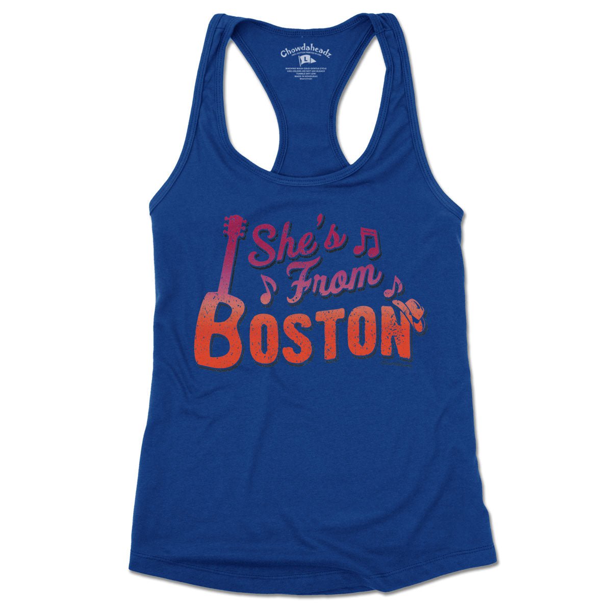 She's From Boston Women's Tank Top - Chowdaheadz