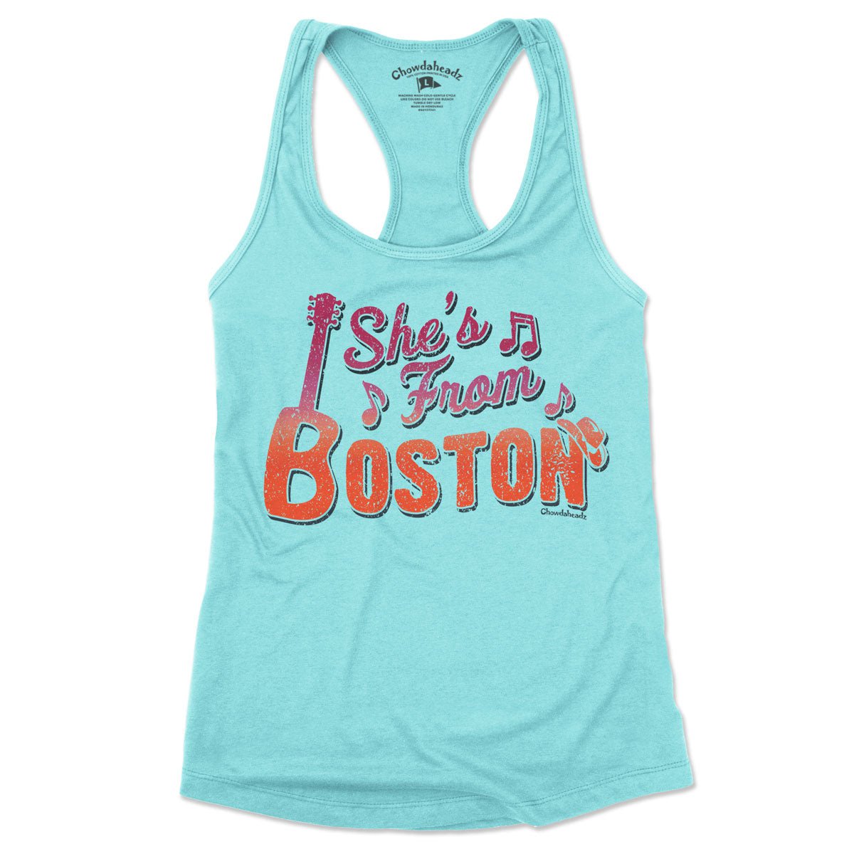 She's From Boston Women's Tank Top - Chowdaheadz