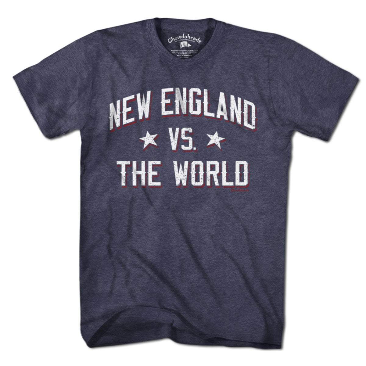 New England vs The World T-Shirt - Chowdaheadz