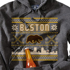 Boston Black & Gold Holiday Tailgater Hoodie - Chowdaheadz