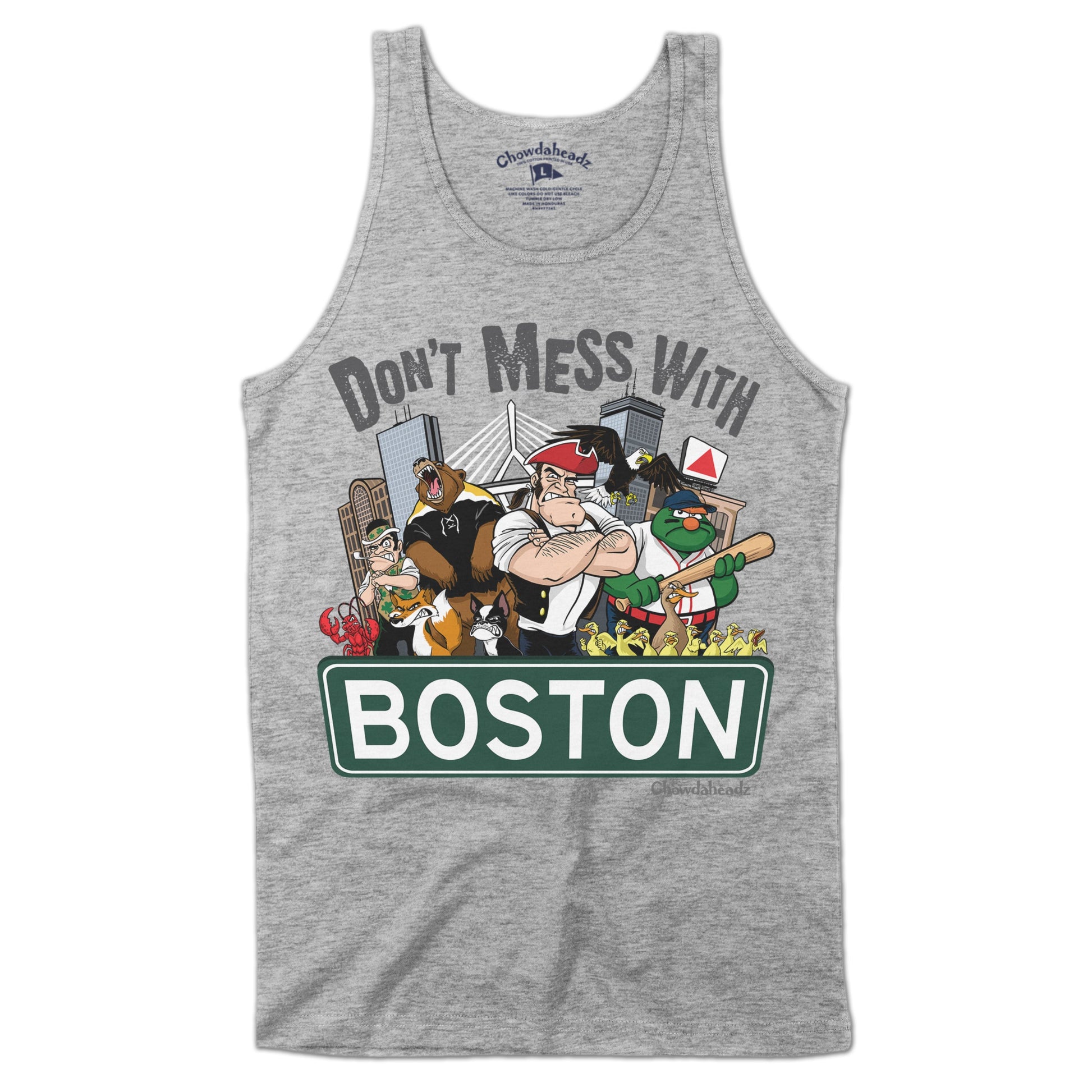 Don't Mess With Boston Lifestyle Pride Men's Tank Top - Chowdaheadz