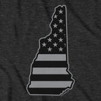 New Hampshire USA Blackout T-Shirt - Chowdaheadz