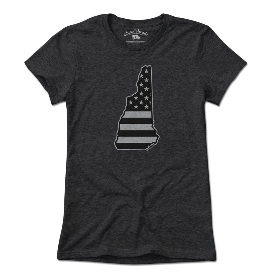 New Hampshire USA Blackout T-Shirt - Chowdaheadz