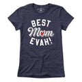 Best Mom Evah Heart T-shirt - Chowdaheadz