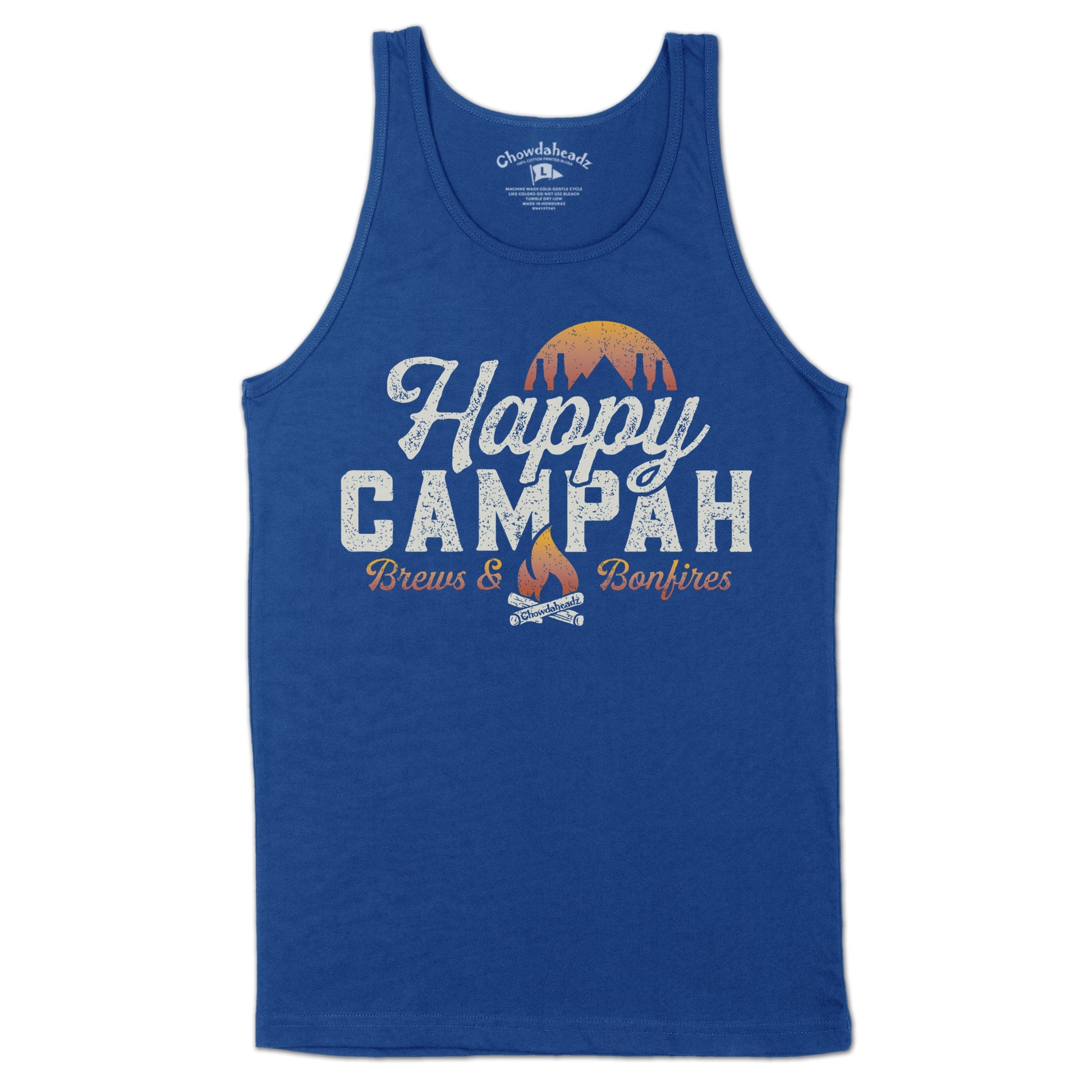 Happy Campah Men's Tank Top - Chowdaheadz