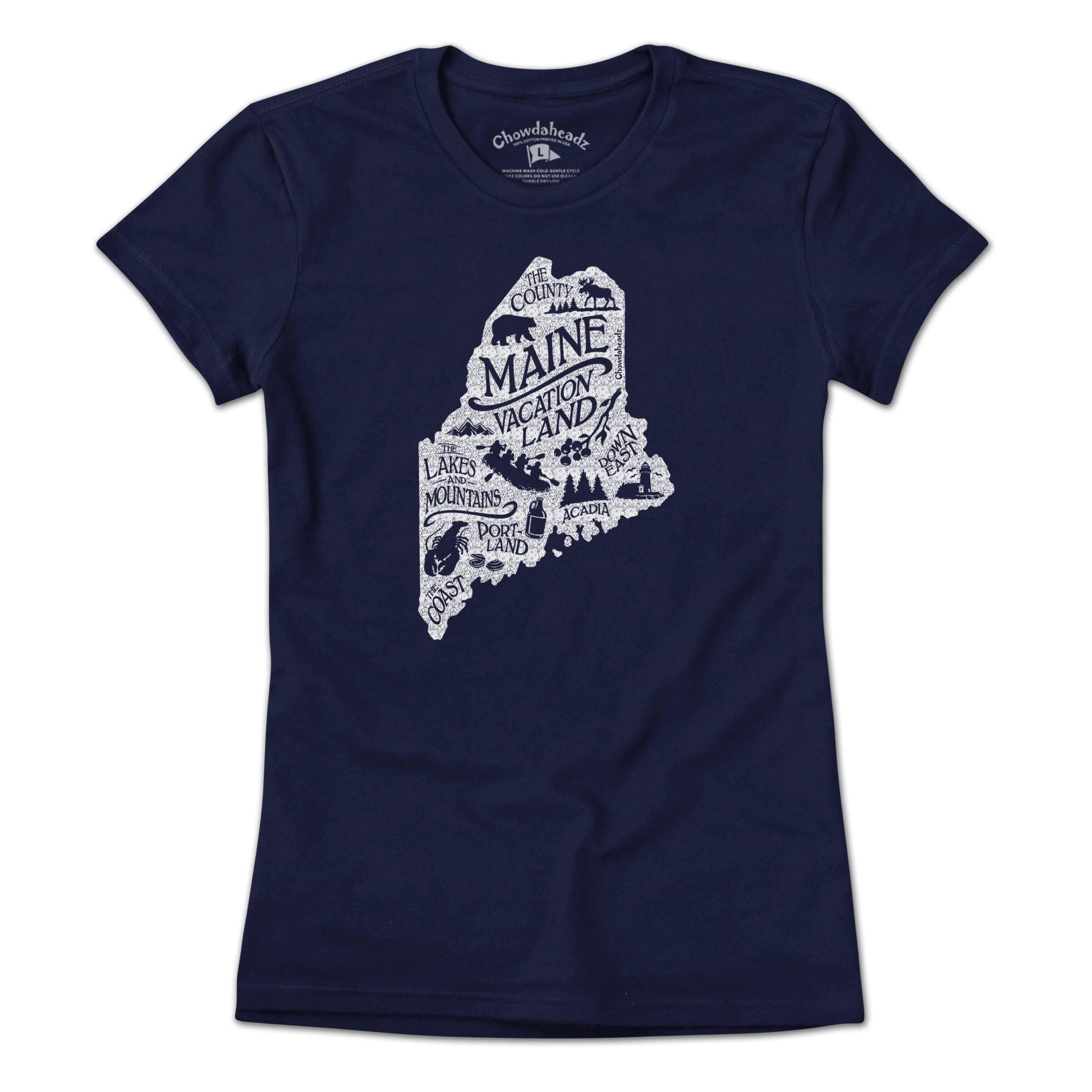 Maine Vacationland T-Shirt - Chowdaheadz