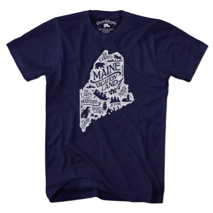 Maine Vacationland T-Shirt - Chowdaheadz