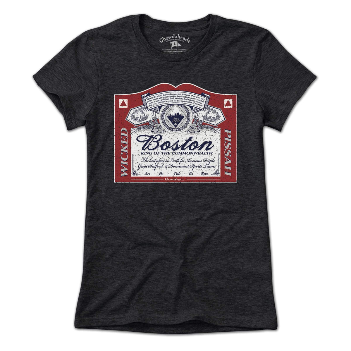 Boston King of the Commonwealth T-Shirt - Chowdaheadz