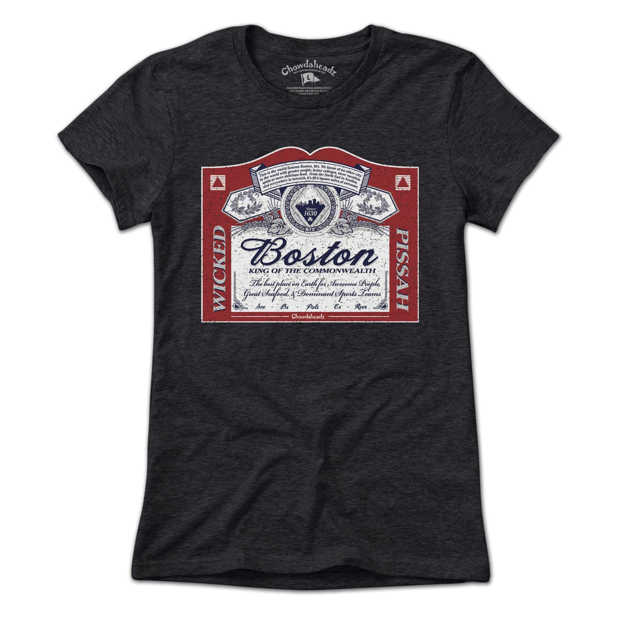 Boston King of the Commonwealth T-Shirt - Chowdaheadz