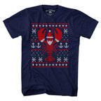 Boston Lobstah Ugly Holiday Sweater T-Shirt - Chowdaheadz