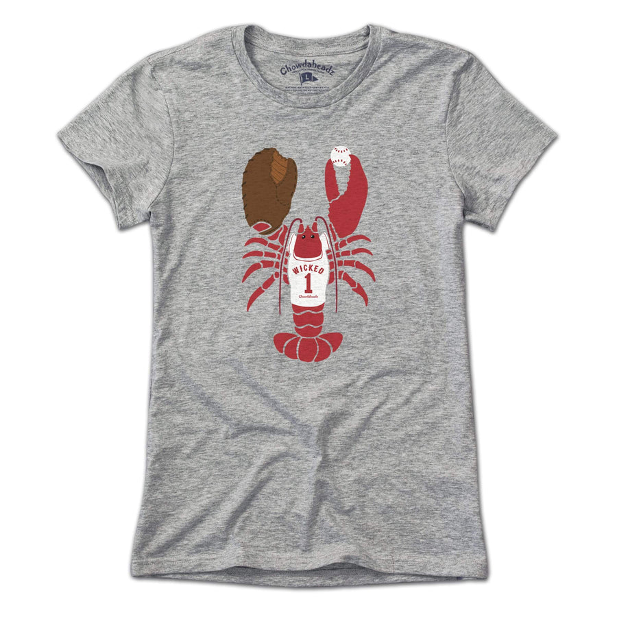 Wicked Lobstah Baseball T-Shirt - Chowdaheadz
