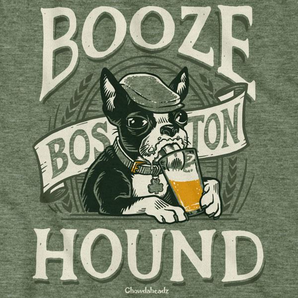 Boston Booze Hound T-Shirt - Chowdaheadz