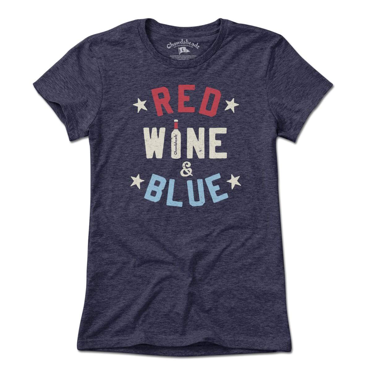 Red Wine and Blue T-Shirt - Chowdaheadz