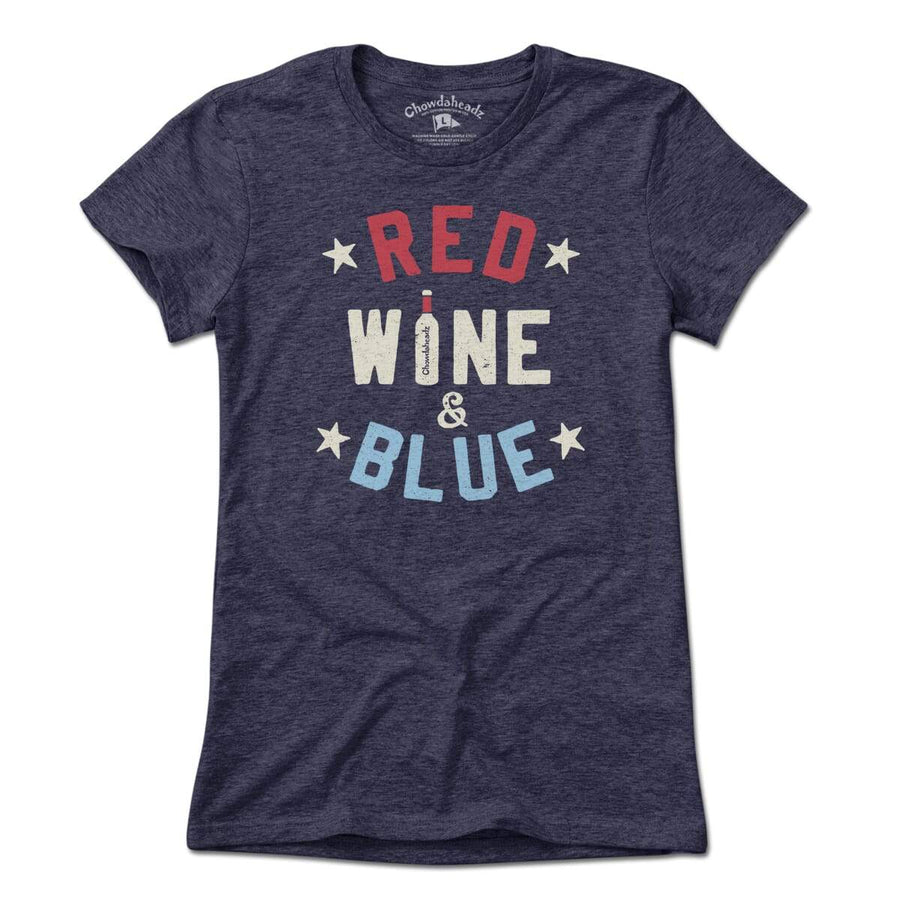Red Wine and Blue TShirt Chowdaheadz