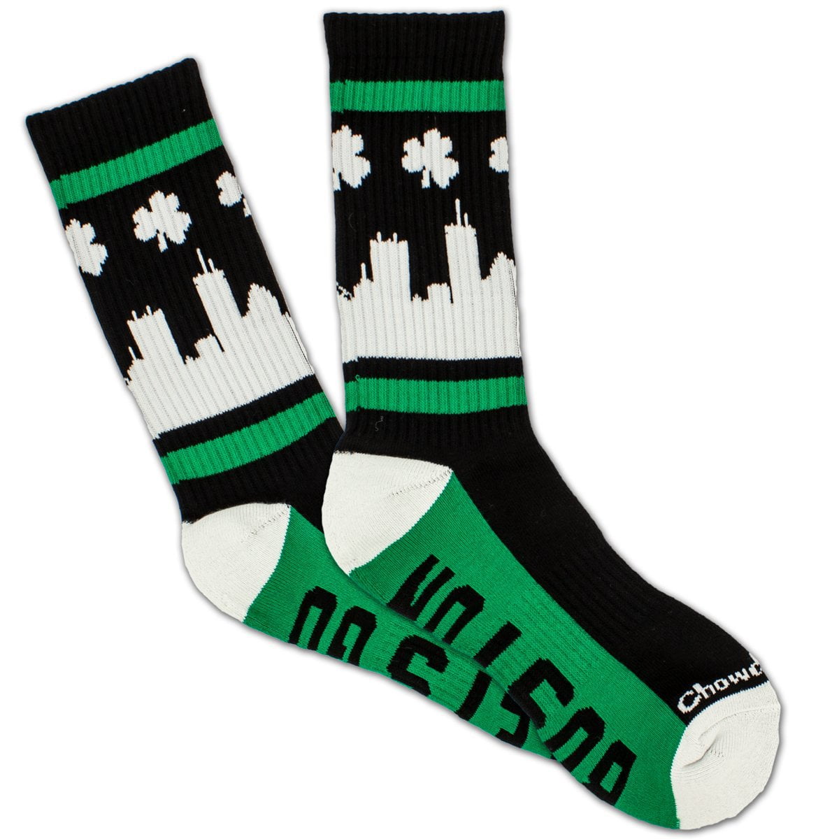 Let's Go Boston Skyline Crew Socks - Chowdaheadz