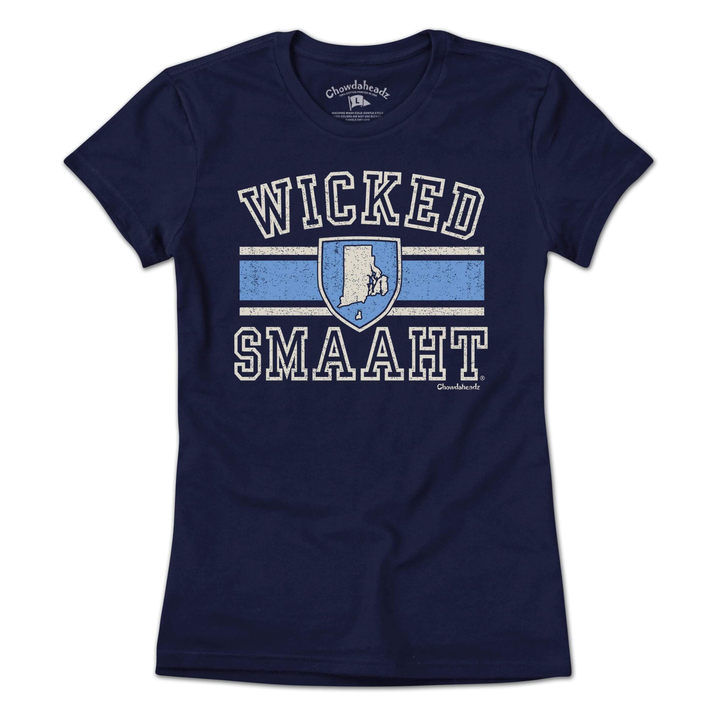 Wicked Smaaht University Rhode Island T-Shirt - Chowdaheadz