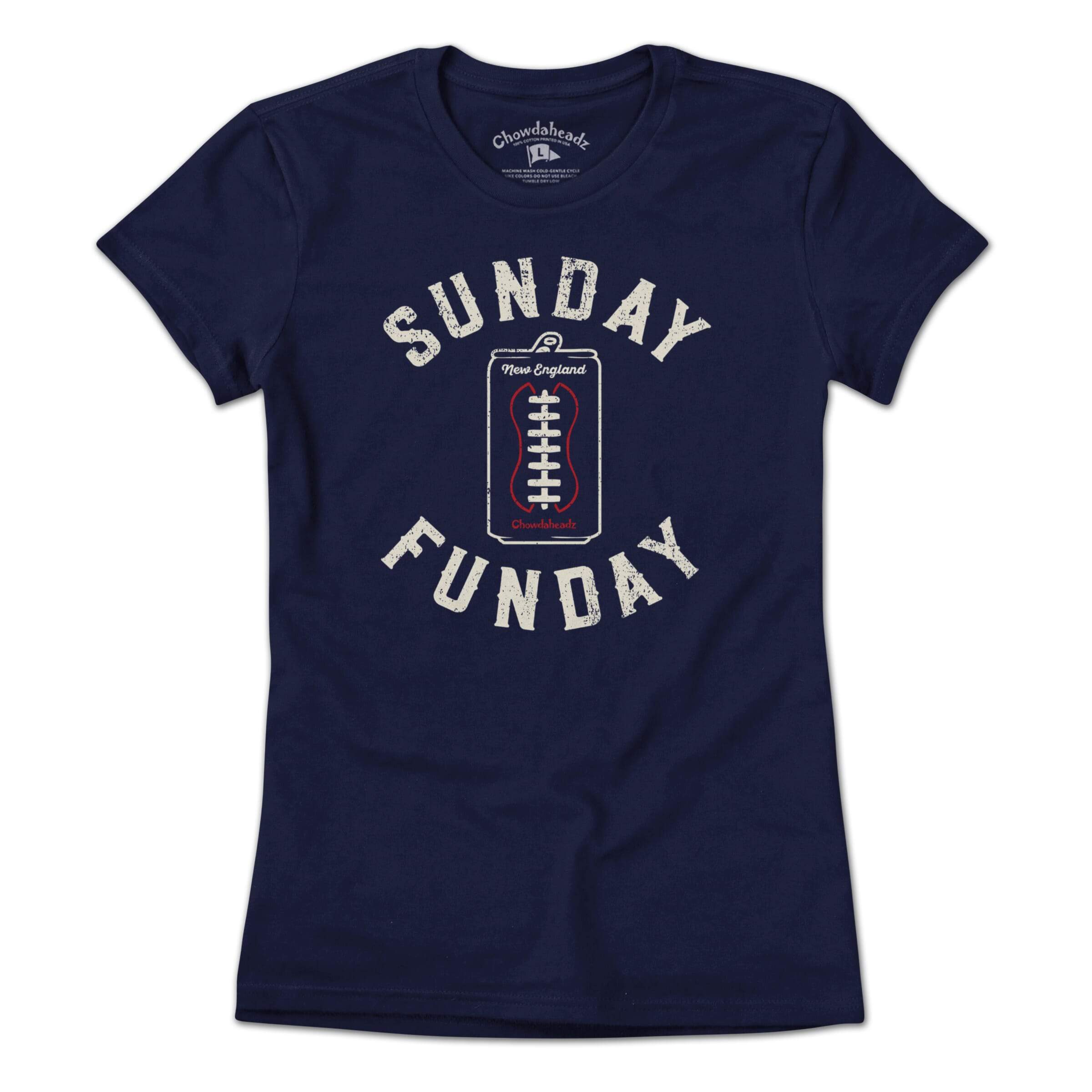 Sunday Funday Football T-Shirt - Chowdaheadz
