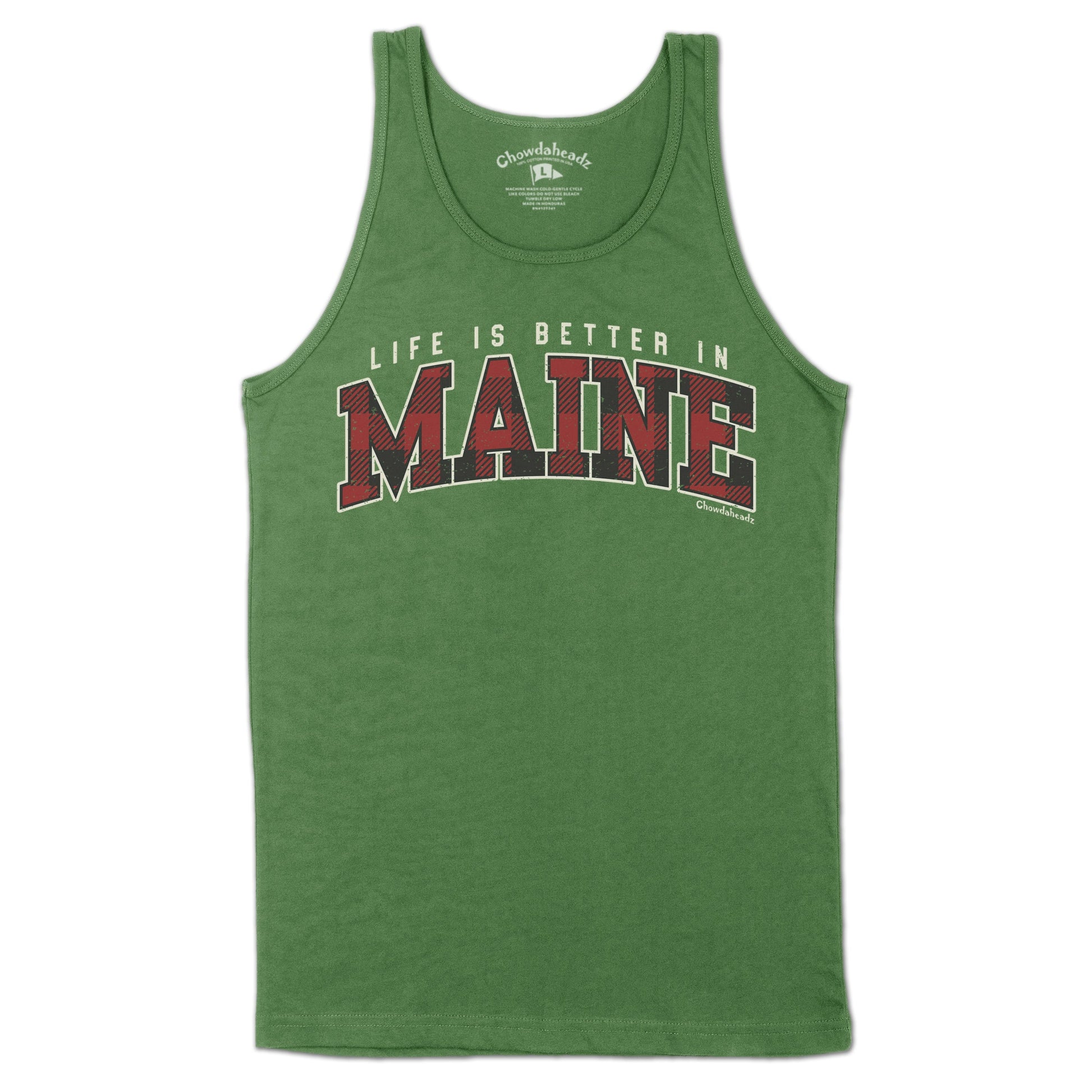 Life is Better in Maine Men's Tank Top - Chowdaheadz