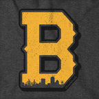 Big Block B Black & Gold Tailgater Hoodie - Chowdaheadz